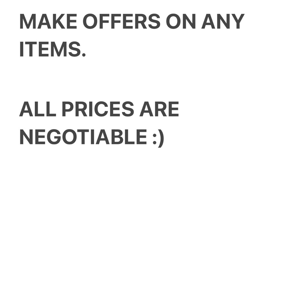 Leave a comment or make an offer. I usually accept :)